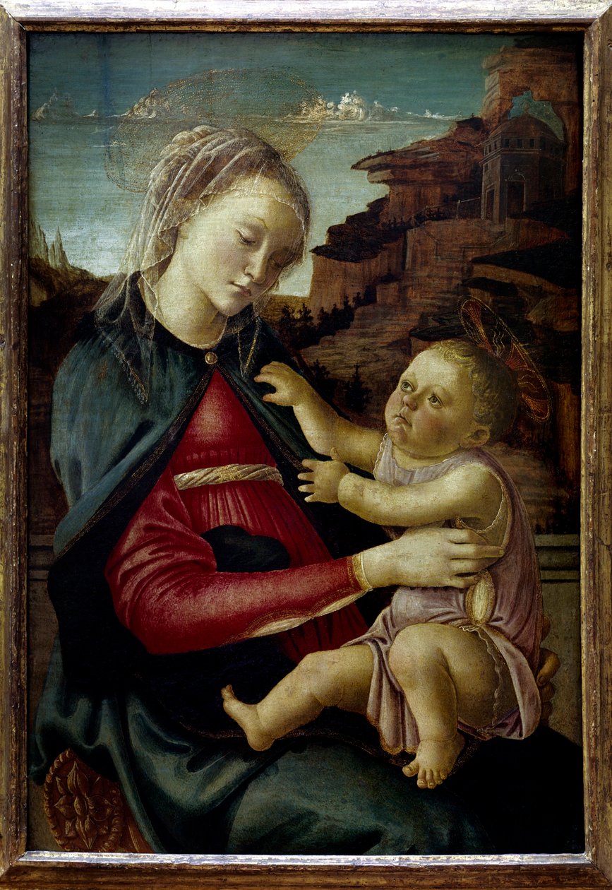 A Szűz és a Gyermek, akit Faenza Guidi Madonnájának nevez alkotó: Sandro Botticelli