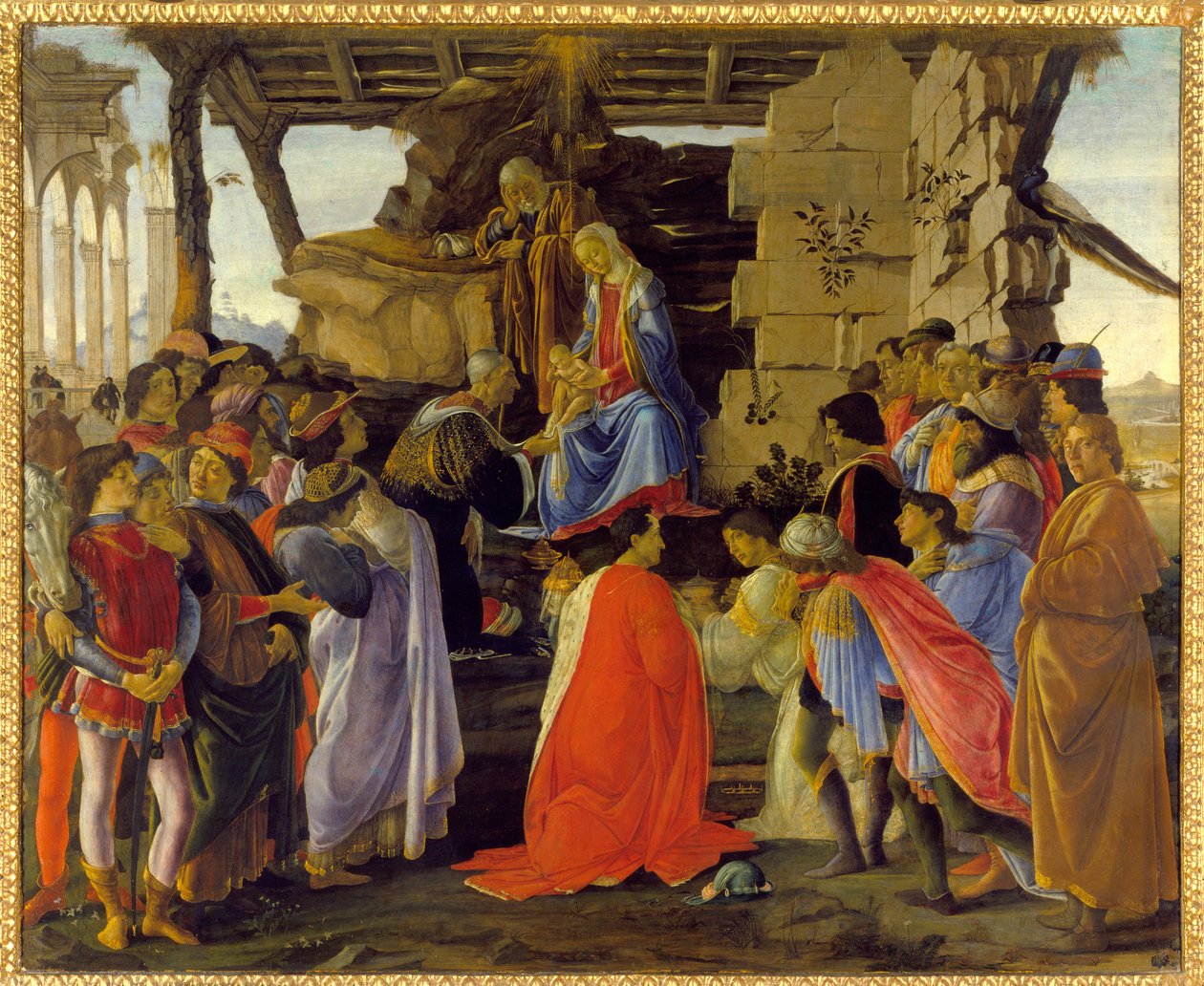 A mágusok imádata alkotó: Sandro Botticelli