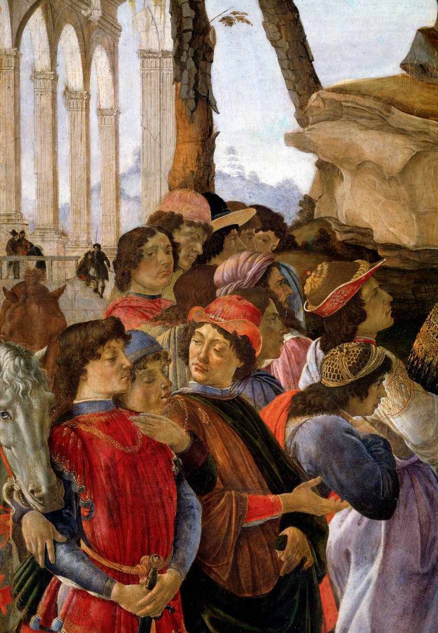 A mágusok imádata, részlet alkotó: Sandro Botticelli