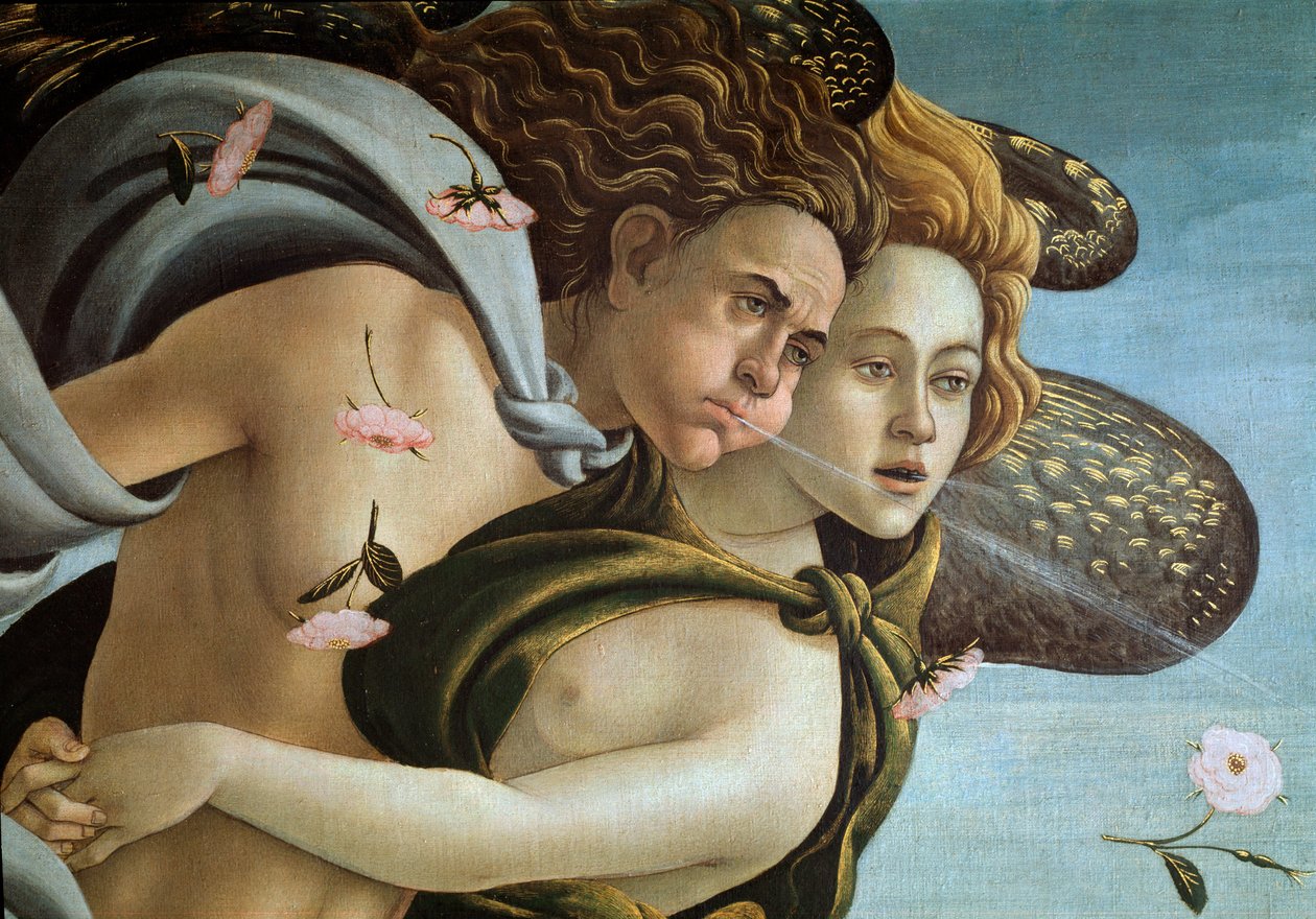 A Vénusz születése (részlet) alkotó: Sandro Botticelli