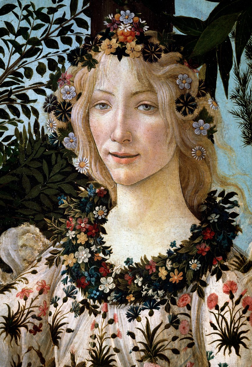 A tavasz. Részlet (festmény alkotó: Sandro Botticelli