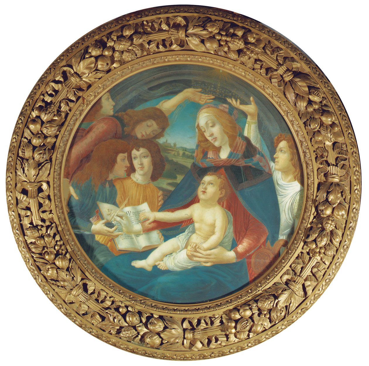 A Magnificat Madonnája alkotó: Sandro (after) Botticelli
