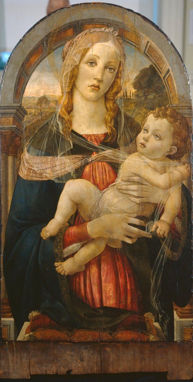A Szűz és a Gyermek alkotó: Sandro (after) Botticelli