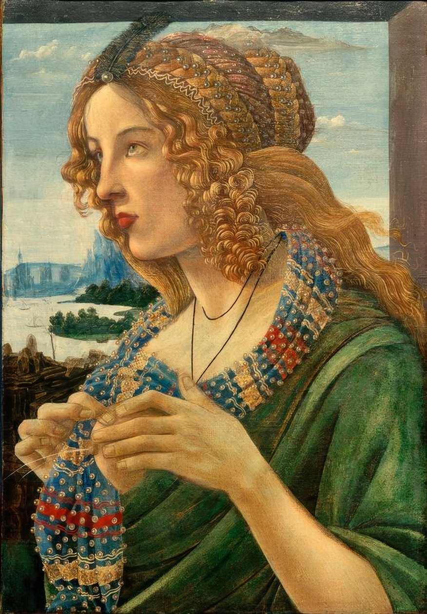 Allegorikus női portré (Simonetta Vespucci?) alkotó: Sandro Botticelli