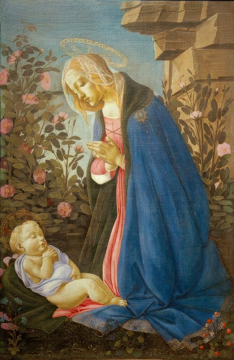 A Gyermek imádása (Madonna Wemyss) alkotó: Sandro Botticelli