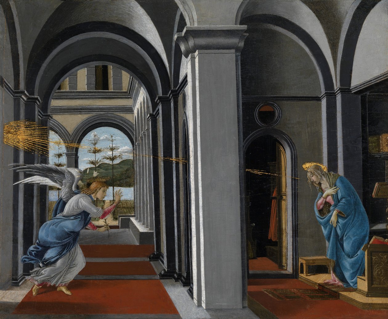 Annunciation alkotó: Sandro Botticelli