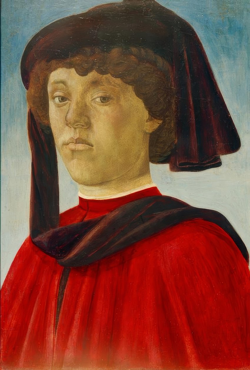 Egy fiatal portréja alkotó: Sandro Botticelli