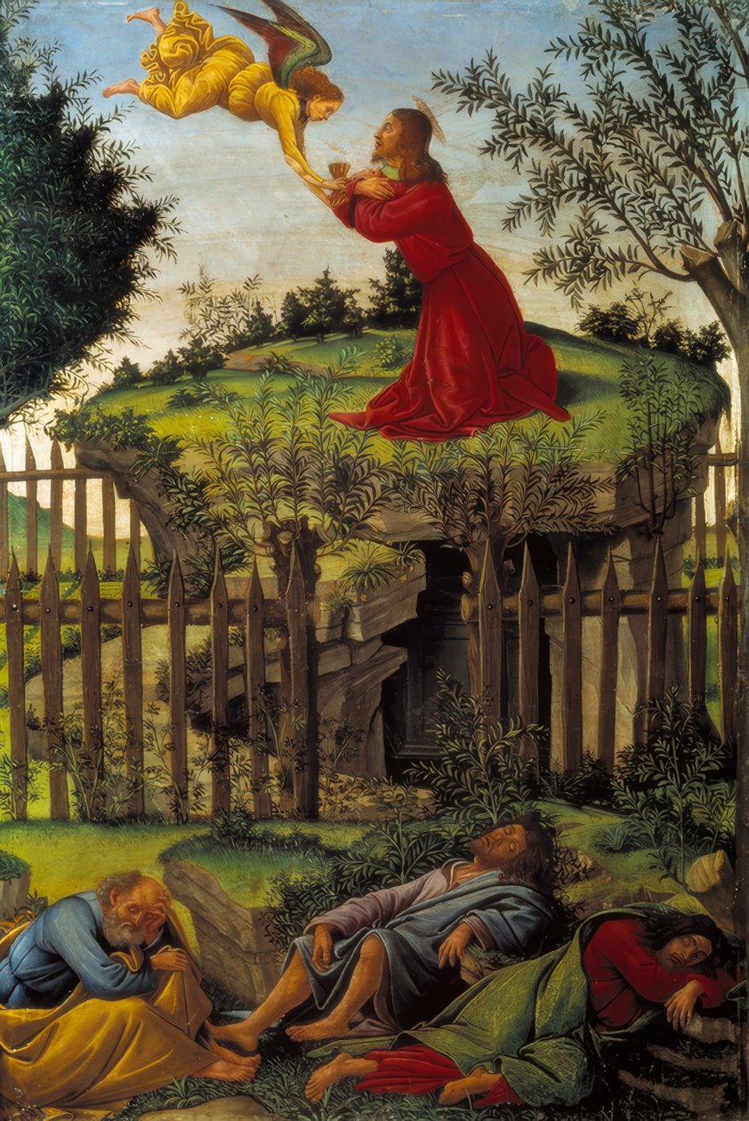 Krisztus az Olajfák hegyén alkotó: Sandro Botticelli