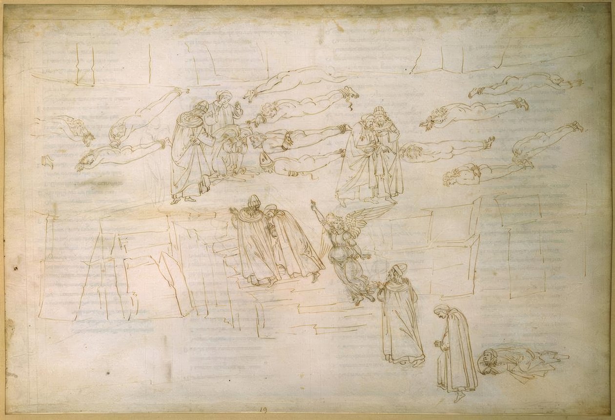 Dantes Sirenatrom,... alkotó: Sandro Botticelli