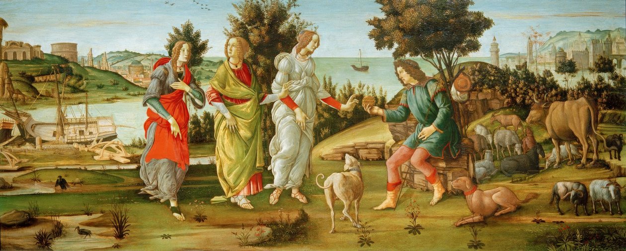 Párizs ítélete alkotó: Sandro Botticelli