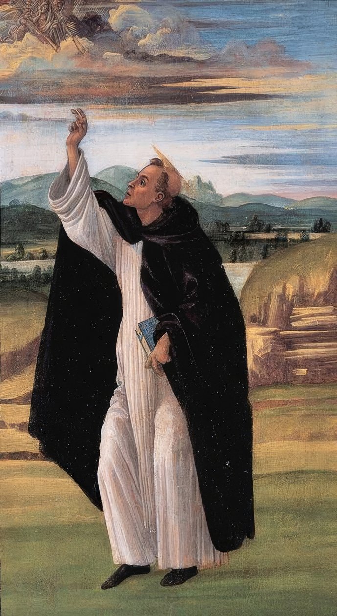 Szent Domonkos alkotó: Sandro Botticelli