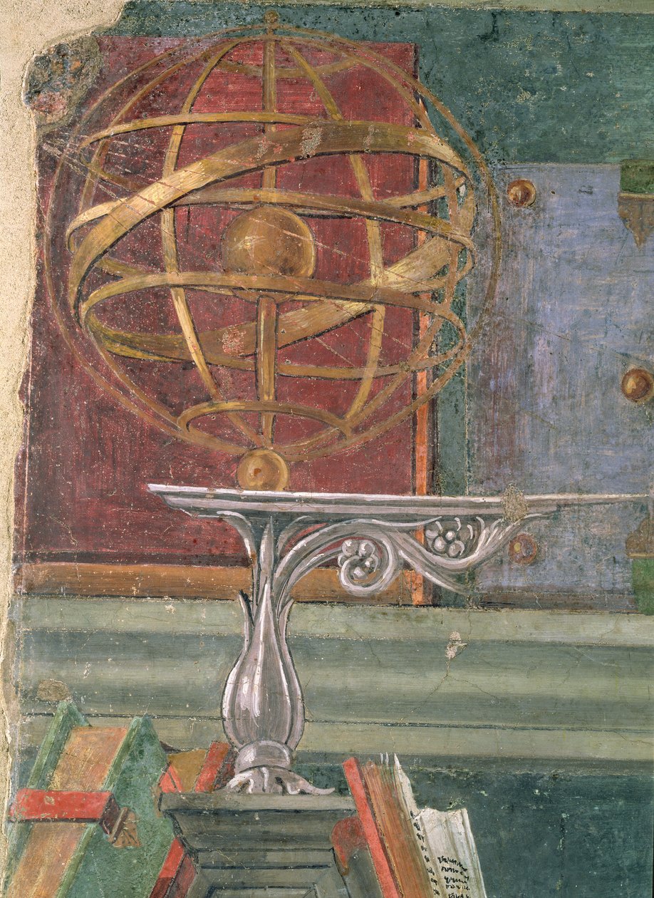 Részlet Szent Ágostontól az armilláris gömböt bemutató dolgozószobájában (lásd még: 44371) alkotó: Sandro Botticelli