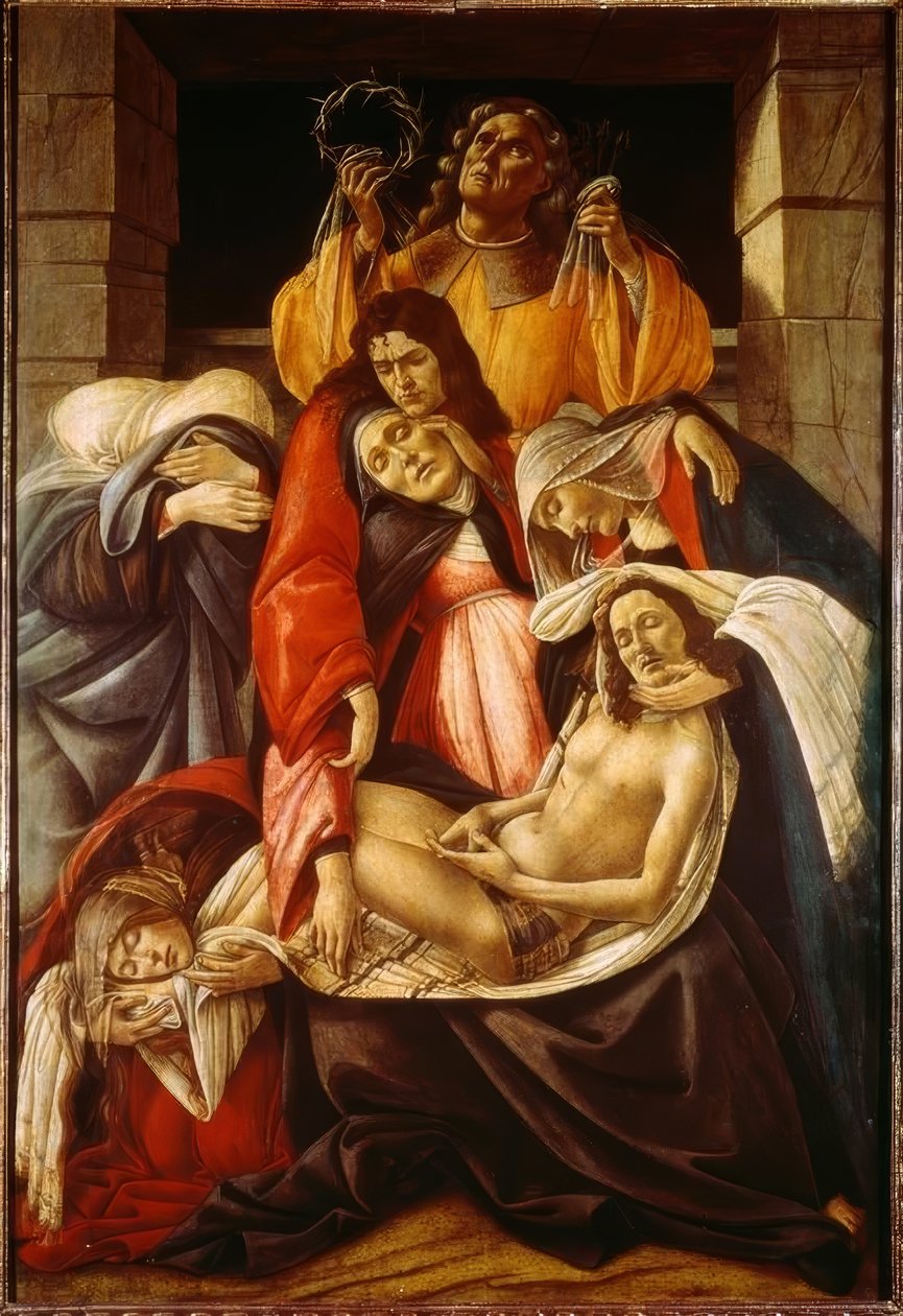 Krisztus siralma alkotó: Sandro Botticelli