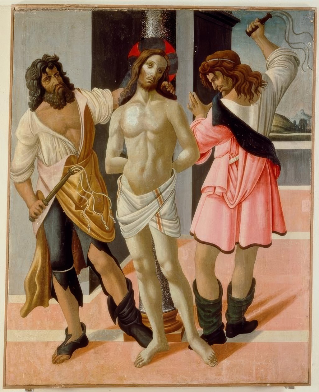 Krisztus megostorozása alkotó: Sandro Botticelli