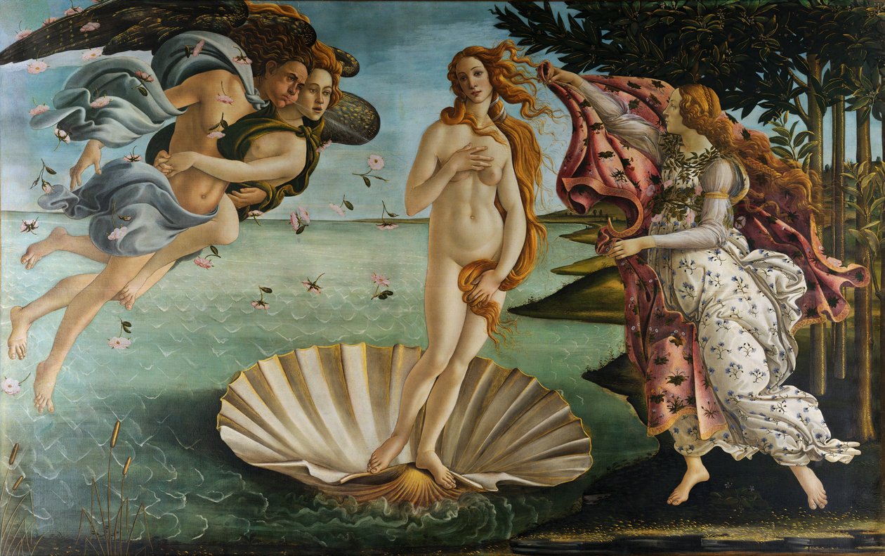 Olasz: Vénusz születése Vénusz születése alkotó: Sandro Botticelli