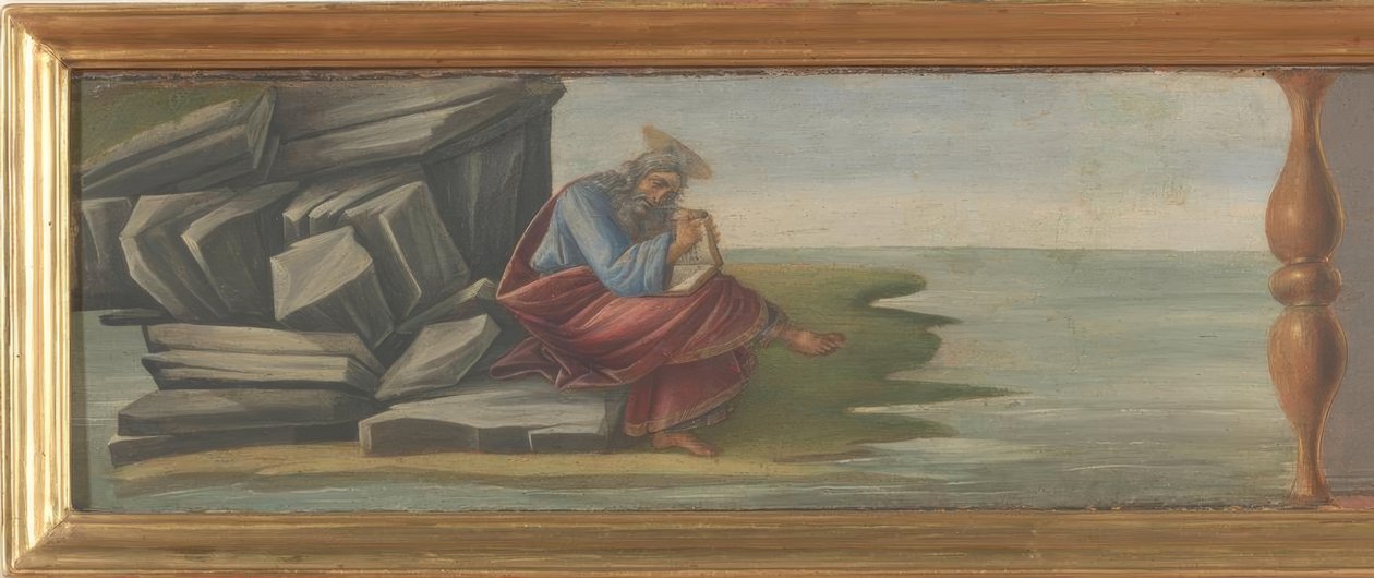 János Patmoszon alkotó: Sandro Botticelli