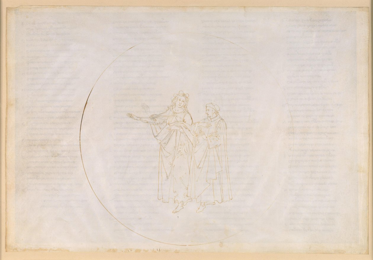 A Divina Commedia, Paradiso XI. A negyedik bolygószféra (Napég): Aquinói Szent Tamás Dante előtt dicséri Assisi Szent Ferenc tevékenységét, és sajnálatát fejezi ki saját rendje, a domonkosok világiasodása miatt alkotó: Sandro Botticelli