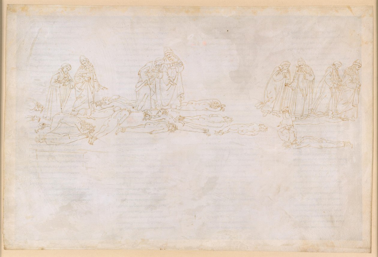 A Divina Commedia, Purgatórium XX. A Purgatórium ötödik köre: a kapzsiak és a pazarlók vezeklése; beszélgetés Hugo Capettel alkotó: Sandro Botticelli