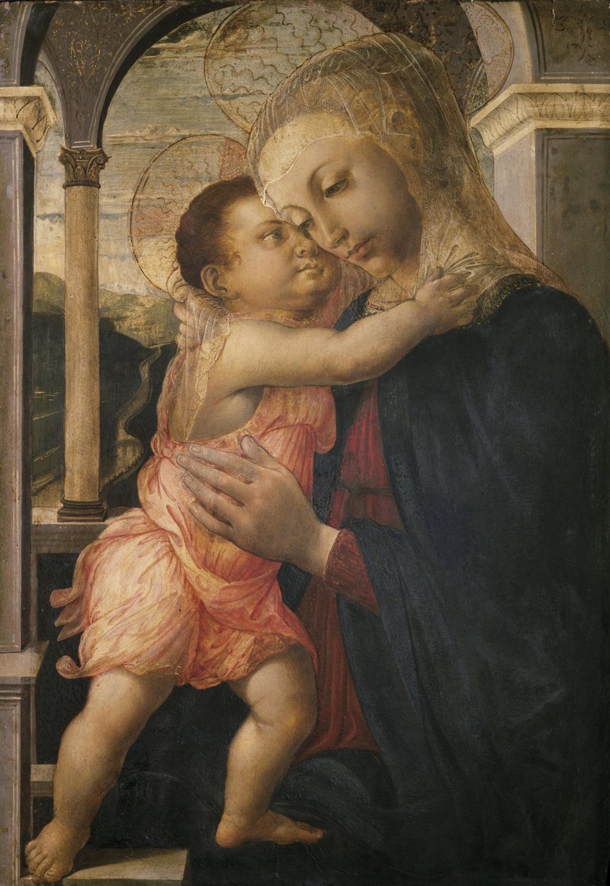 Madonna és gyermeke, kb. 1466-1467 alkotó: Sandro Botticelli