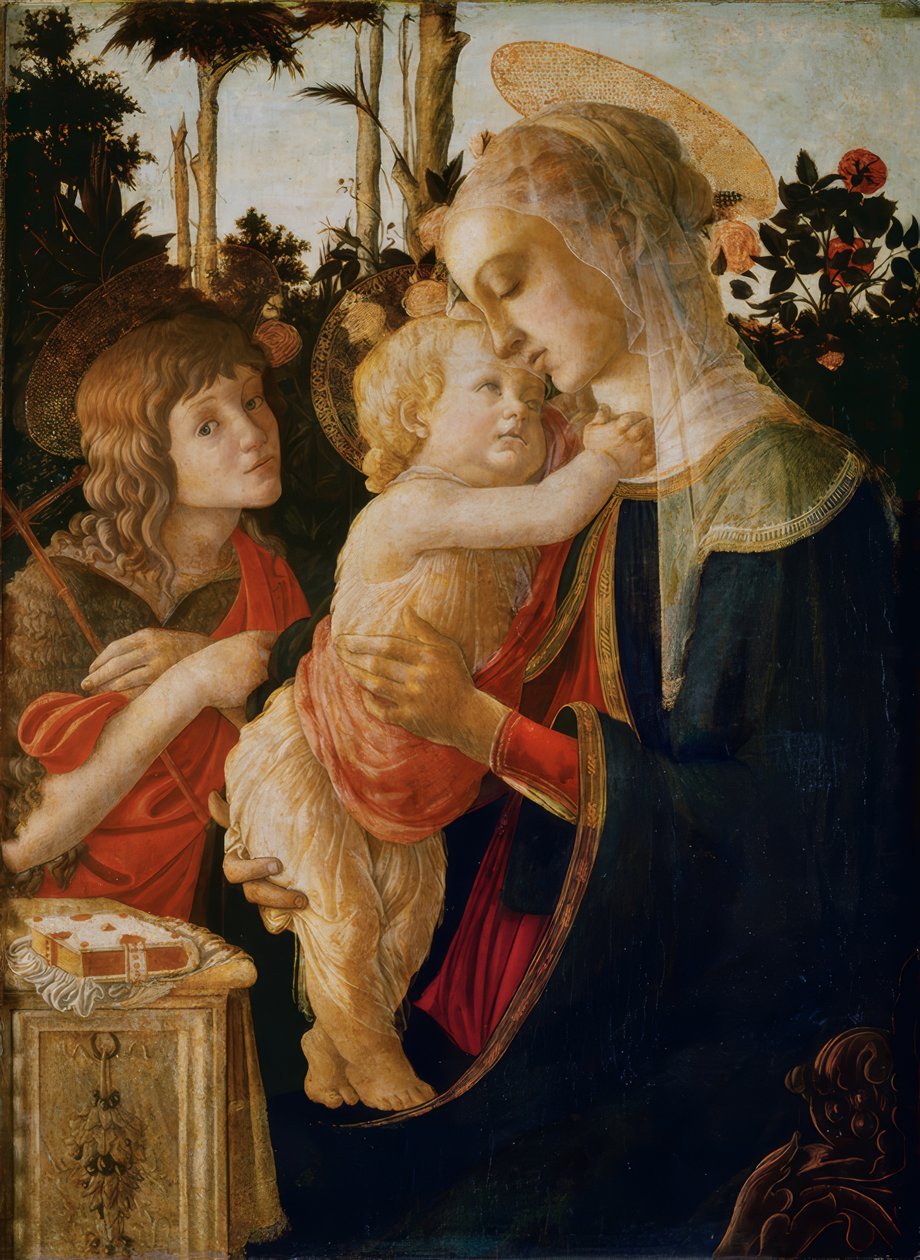 Madonna gyermekkel és a Johannesknabennel alkotó: Sandro Botticelli