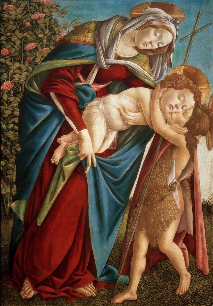 Madonna gyermekkel és a Johannesknabennel alkotó: Sandro Botticelli