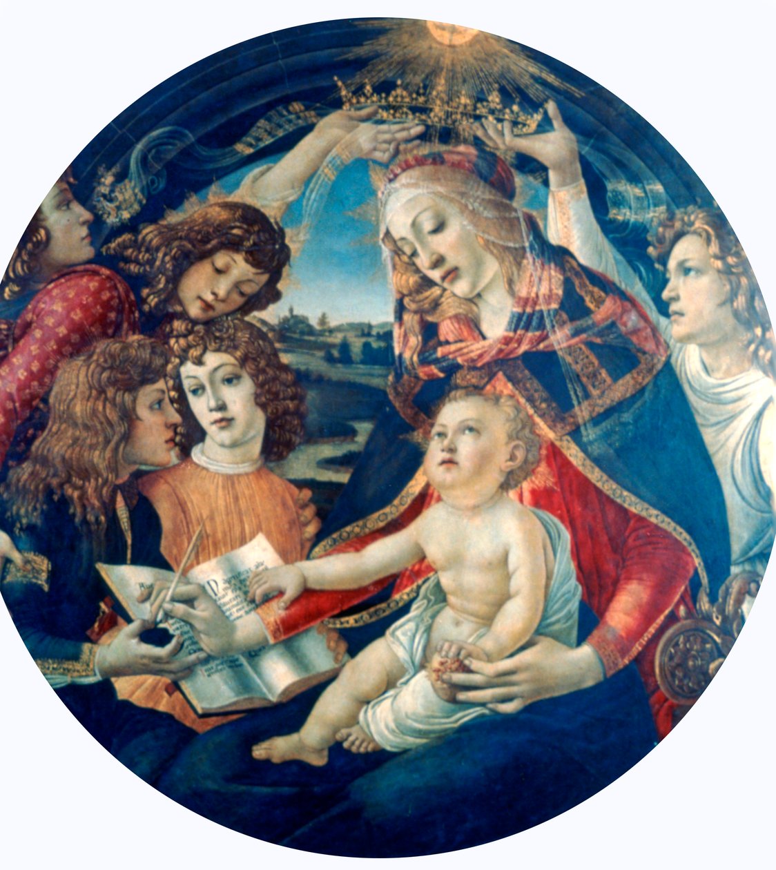 A Magnificat Madonna, 1482 alkotó: Sandro Botticelli
