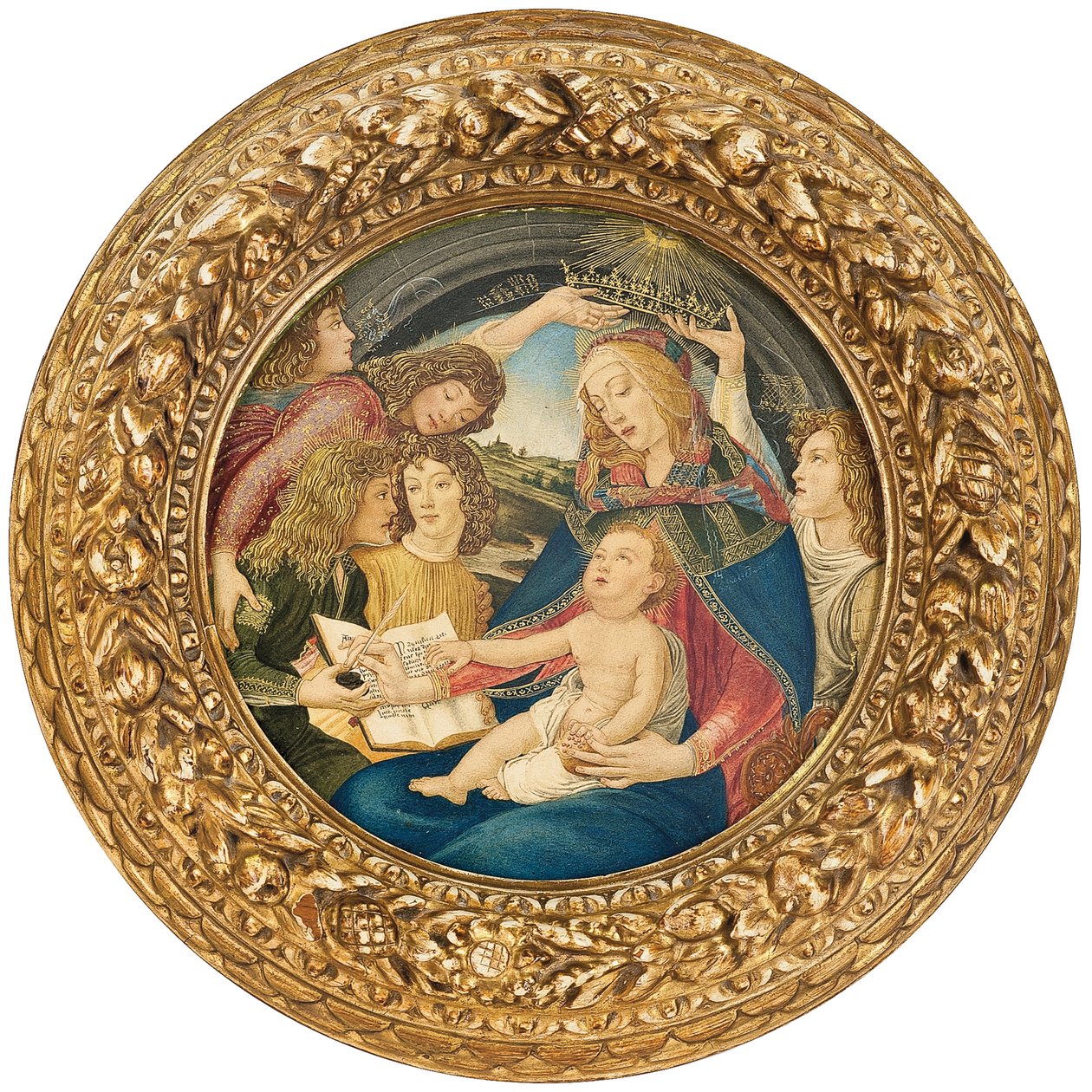 A Magnificat Madonnája, Ricciardo Meacci köre alkotó: Sandro Botticelli