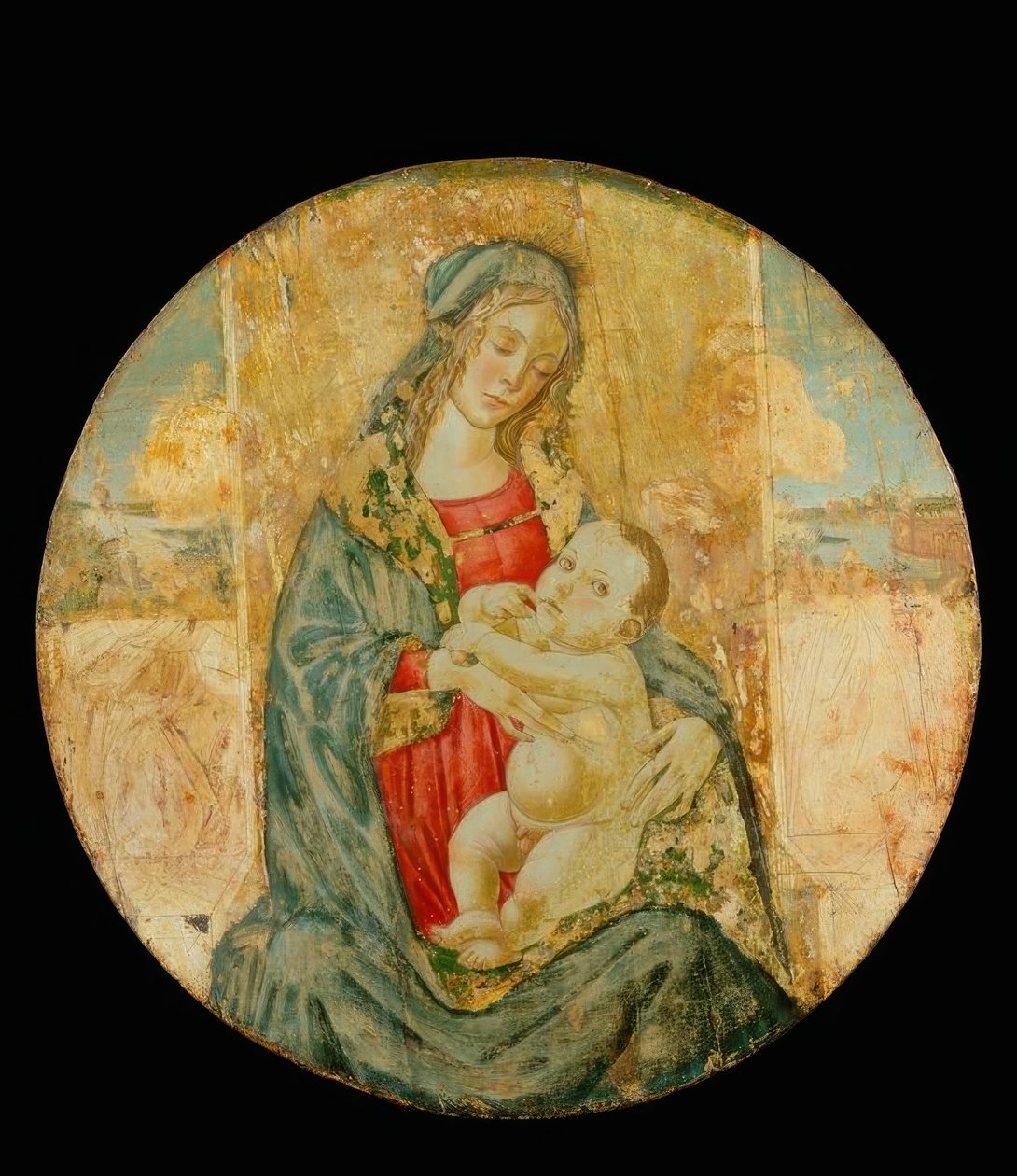 Mária gyermekével alkotó: Sandro Botticelli