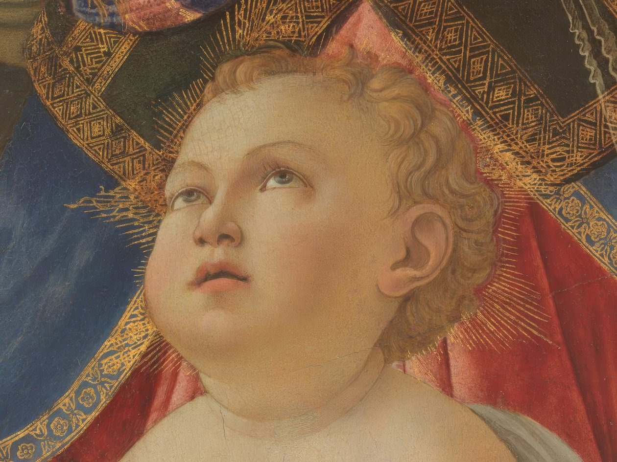 Mária a gyermekkel és öt angyal alkotó: Sandro Botticelli