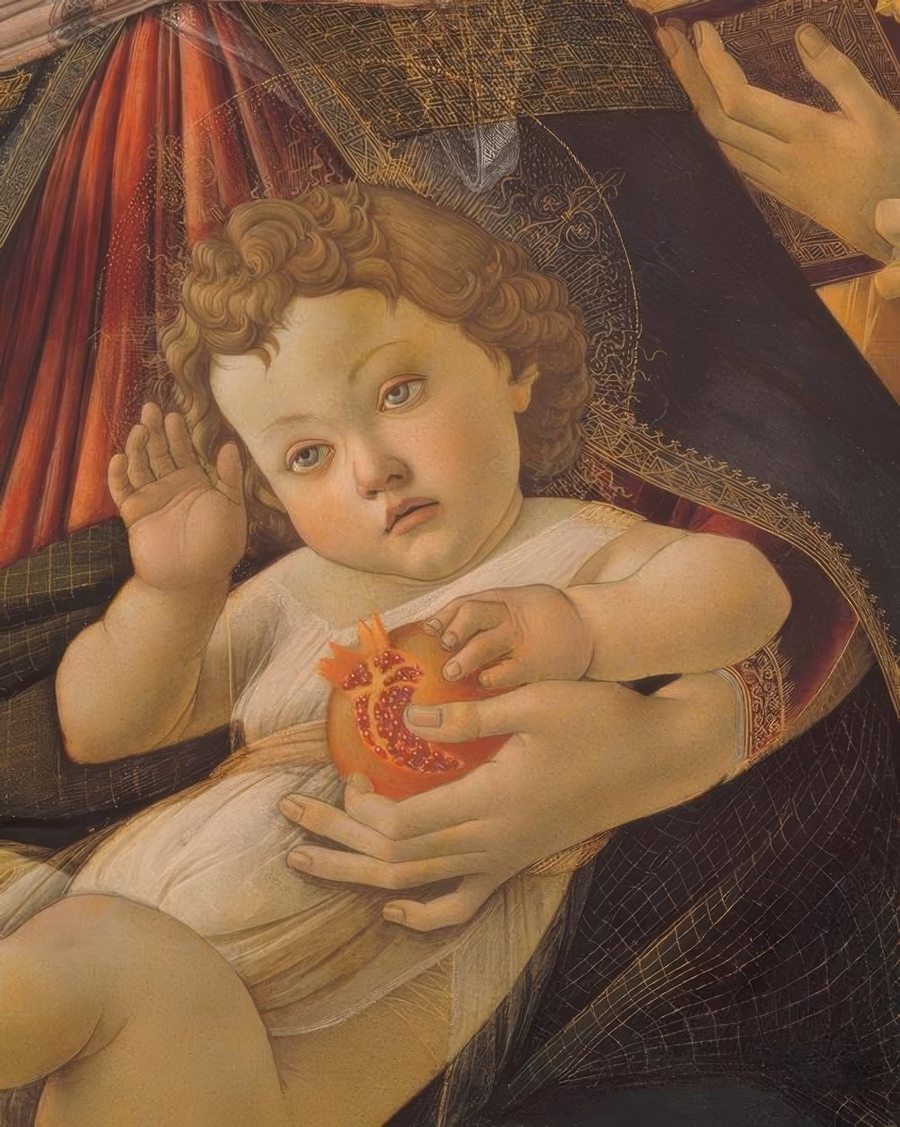 Mária a gyermekkel és hat angyallal alkotó: Sandro Botticelli