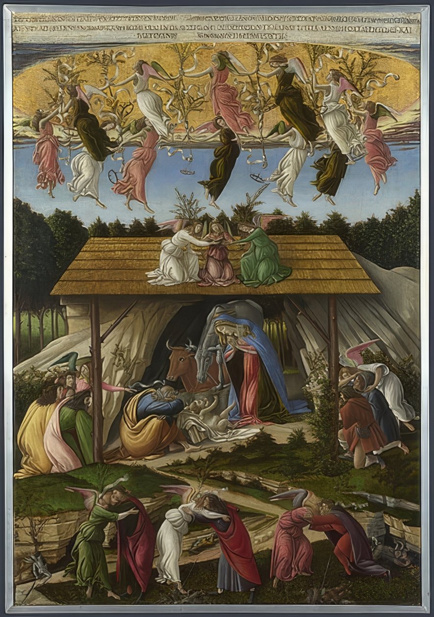 Misztikus betlehemes. 1500 alkotó: Sandro Botticelli