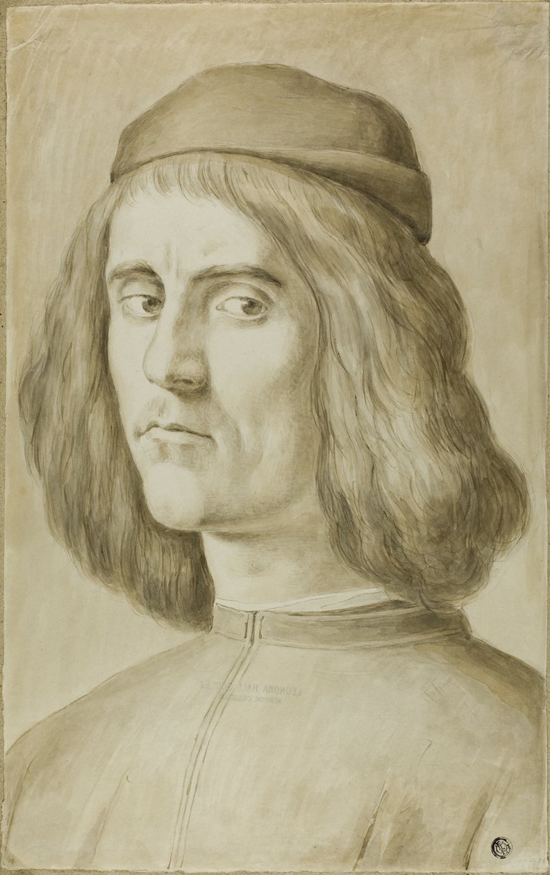 Egy fiatal férfi portréja alkotó: Sandro Botticelli