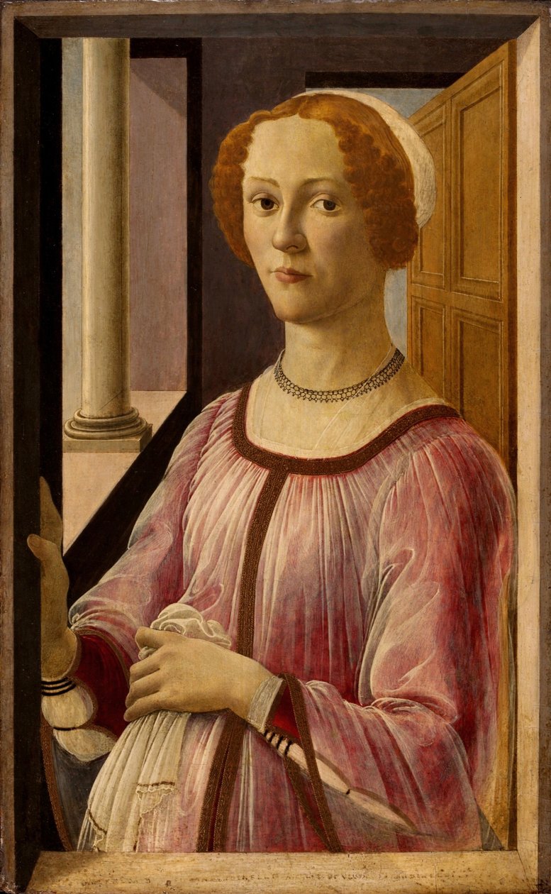 Smeralda Bandinelli portréja, 1475 körül alkotó: Sandro Botticelli