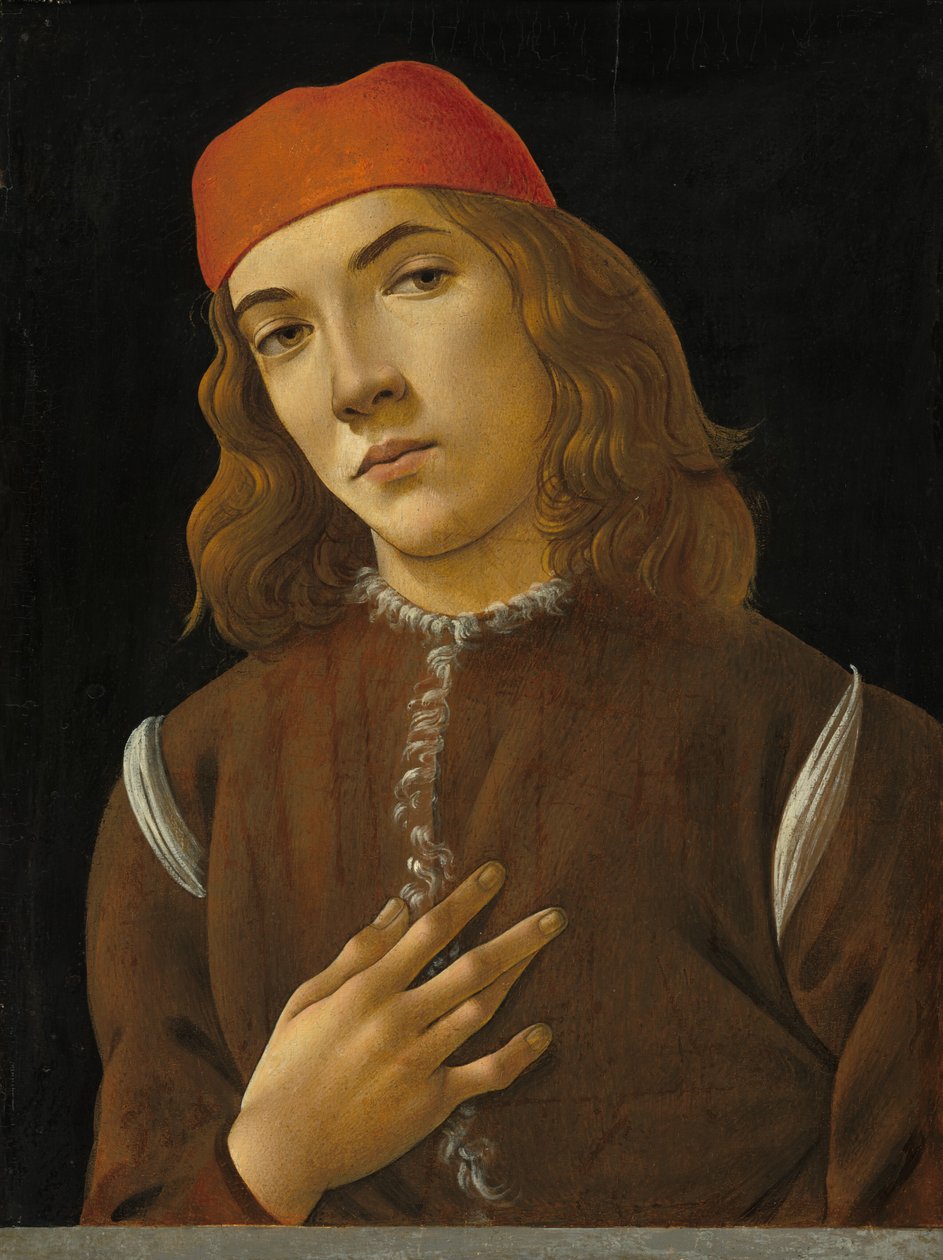 Egy fiatal portréja alkotó: Sandro Botticelli