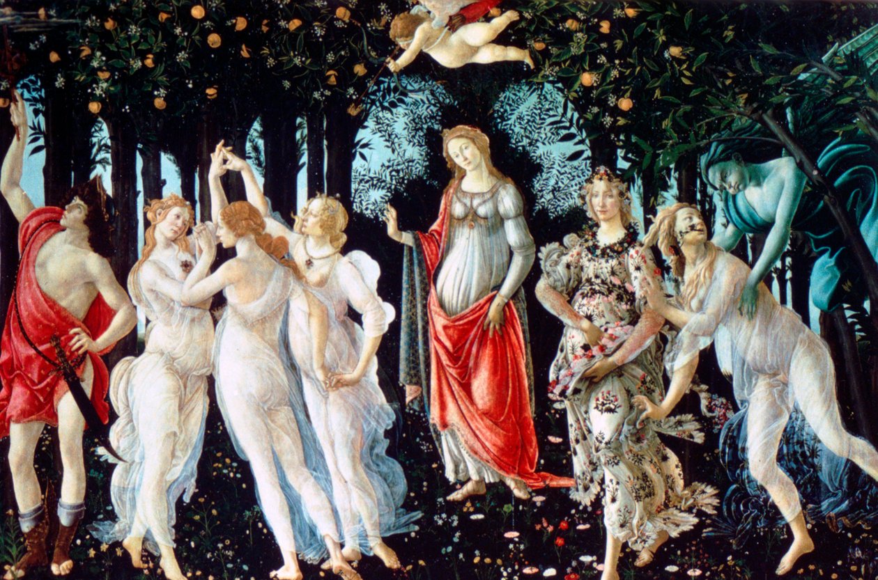 Tavasz, c1478 alkotó: Sandro Botticelli