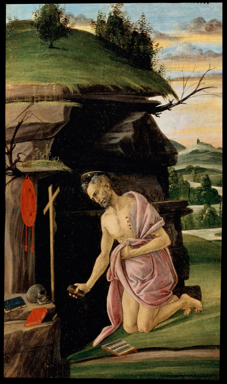 Szent Jeromos, 1498 és 1505 között alkotó: Sandro Botticelli