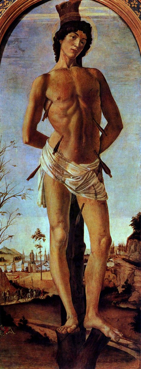 Szent Sebestyén alkotó: Sandro Botticelli