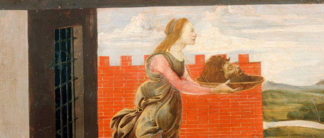 Salome Keresztelő János fejével alkotó: Sandro Botticelli