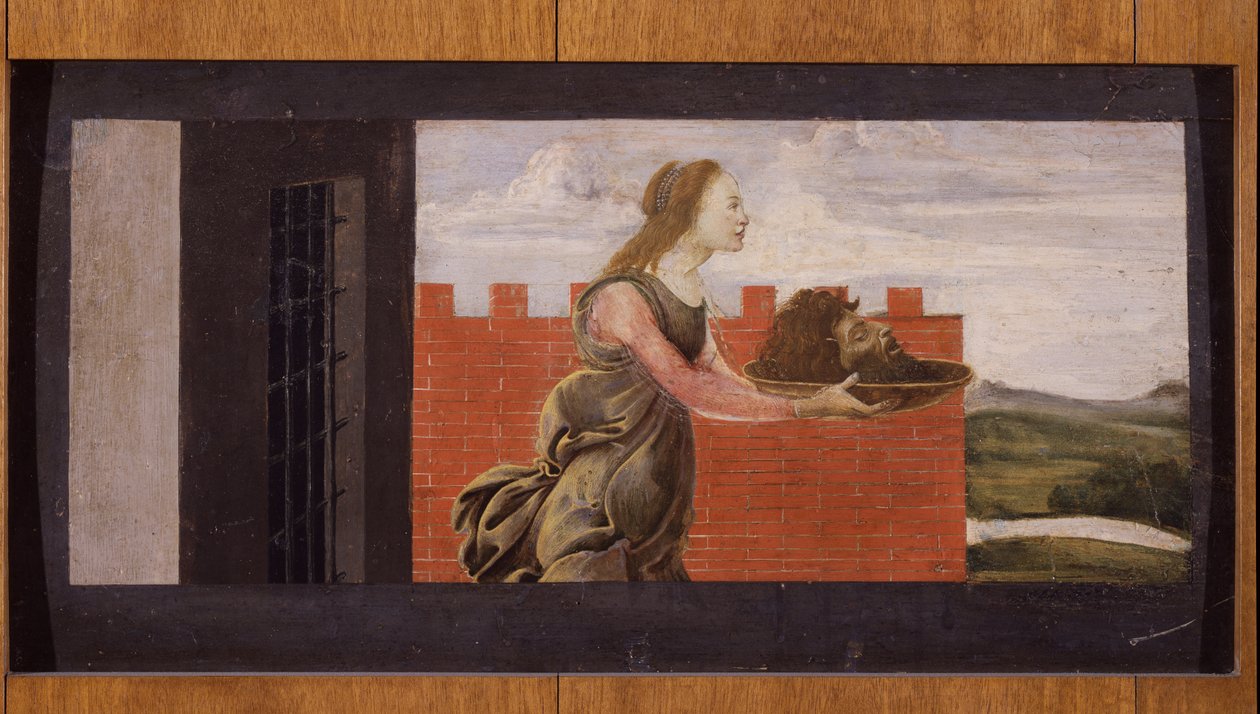 Salome Keresztelő Szent János fejével (tempera a panelen) alkotó: Sandro Botticelli