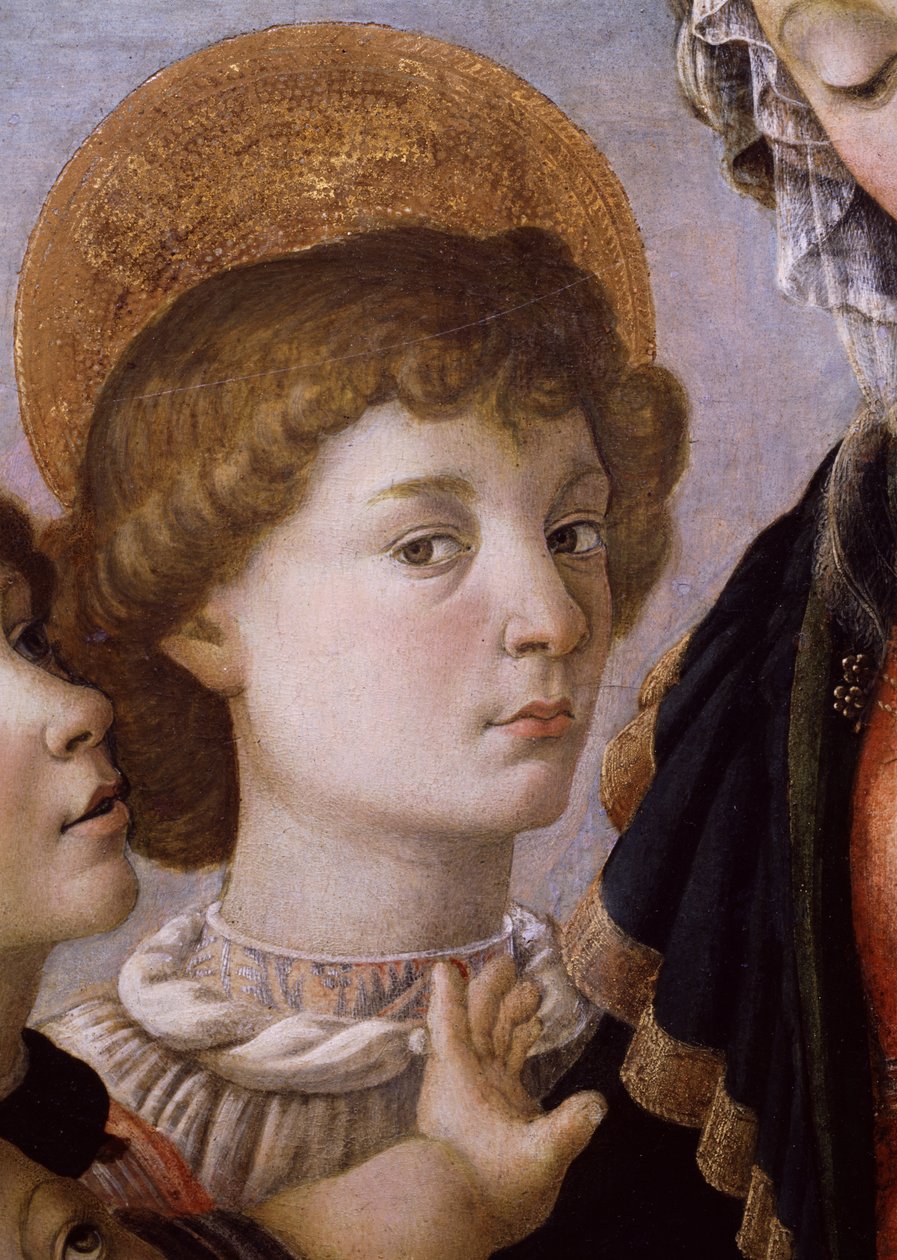 Szent János a Szűztől és a Gyermektől (tempera fán) alkotó: Sandro Botticelli