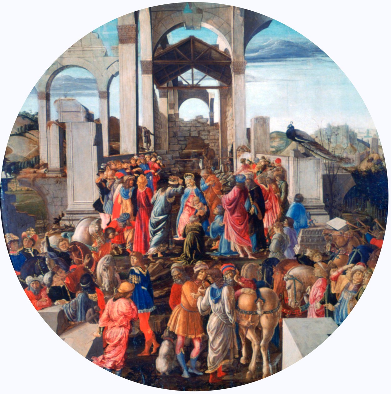 A királyok imádása, 1470-1475 alkotó: Sandro Botticelli