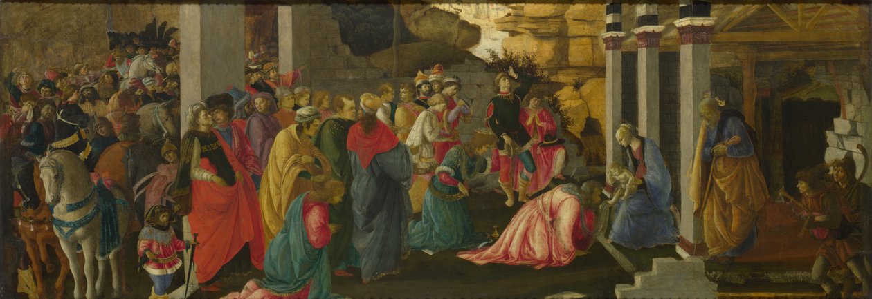 A Királyimádás, 1470 körül alkotó: Sandro Botticelli
