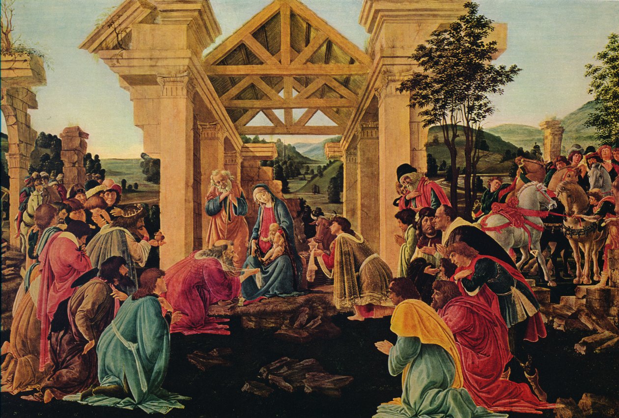 A mágusok imádása, c1475-1476 alkotó: Sandro Botticelli