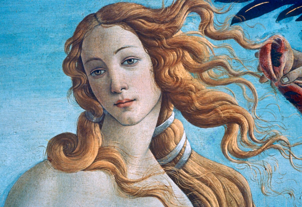 A Vénusz születése részlet, 1485 alkotó: Sandro Botticelli