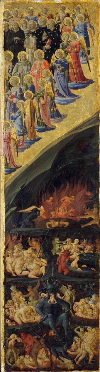 Az utolsó ítélet szárnyas oltárja, jobb oldali tábla, 15. század eleje alkotó: Sandro Botticelli
