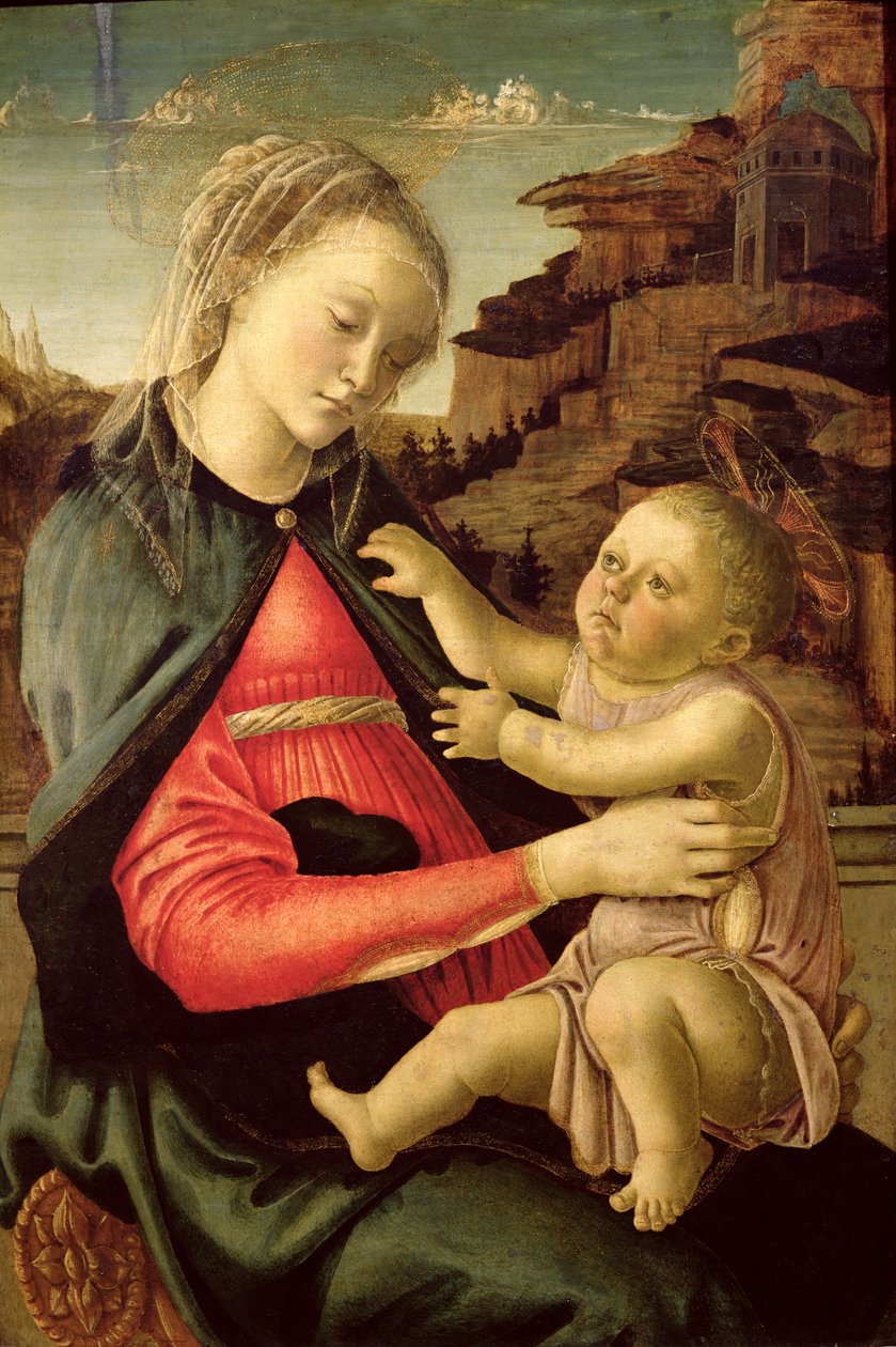 A Szűz és a Gyermek (Guidi da Faenza Madonnája) 1465-70 alkotó: Sandro Botticelli