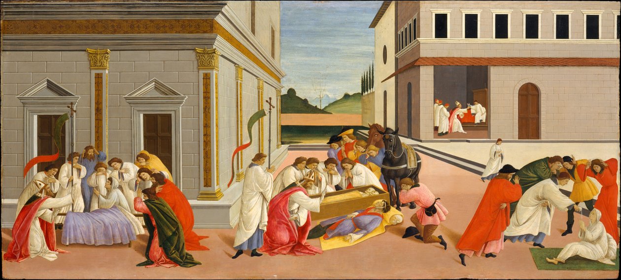 Szent Zenobius három csodája alkotó: Sandro Botticelli