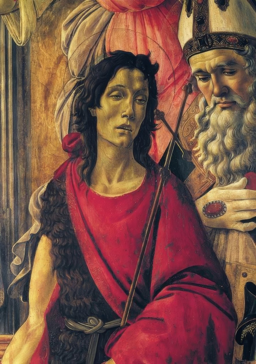 Madonna a gyermekkel, angyalokkal és szentekkel trónolt alkotó: Sandro Botticelli