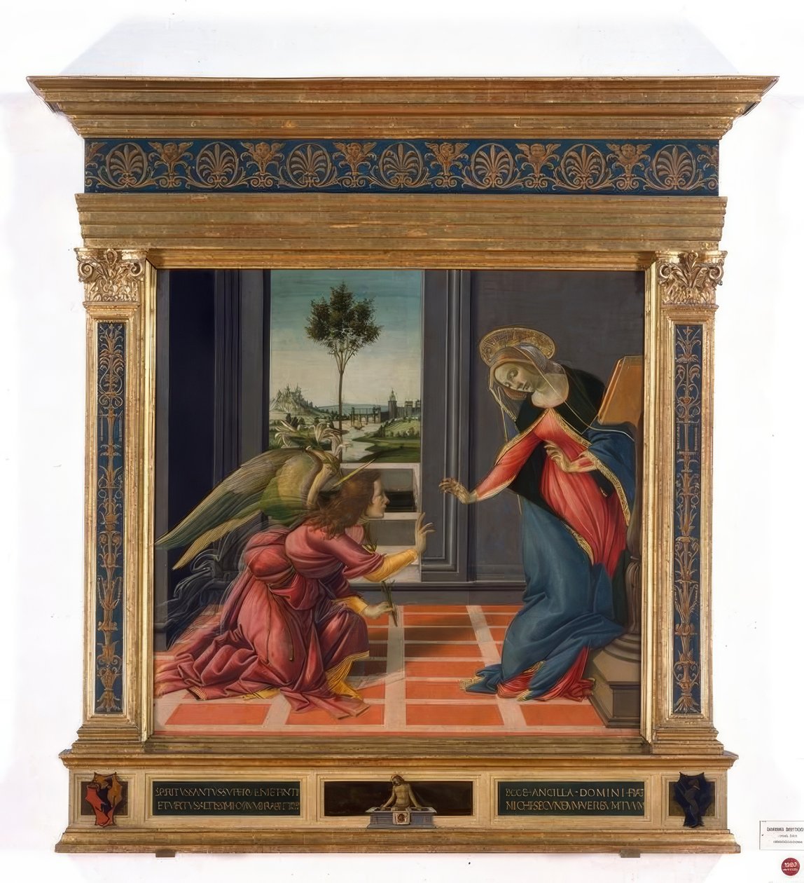 Angyali üdvözlet Máriának alkotó: Sandro Botticelli