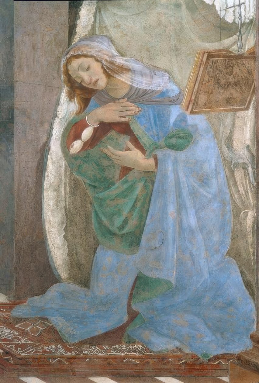 Angyali üdvözlet: S. Martino alkotó: Sandro Botticelli